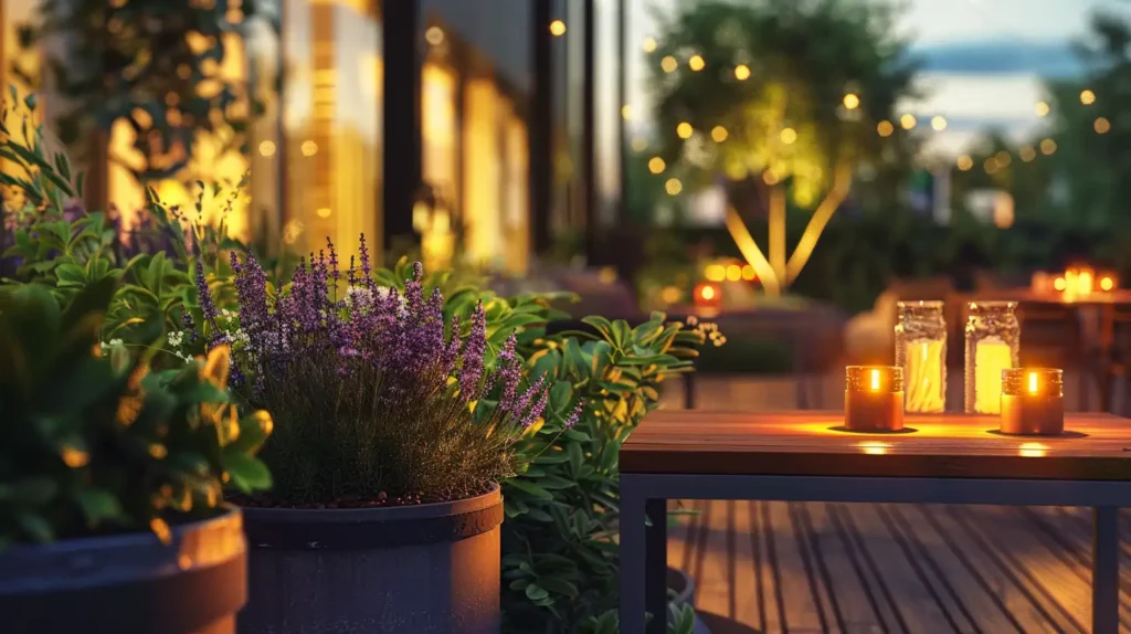 Komary na tarasie biurowym