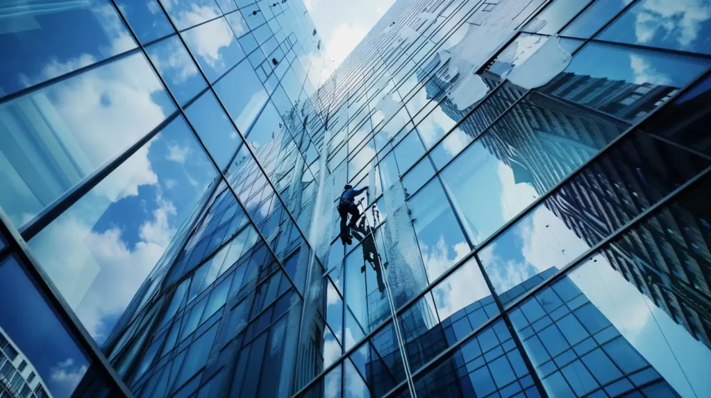 Mycie szyb metodą wody zdemineralizowanej