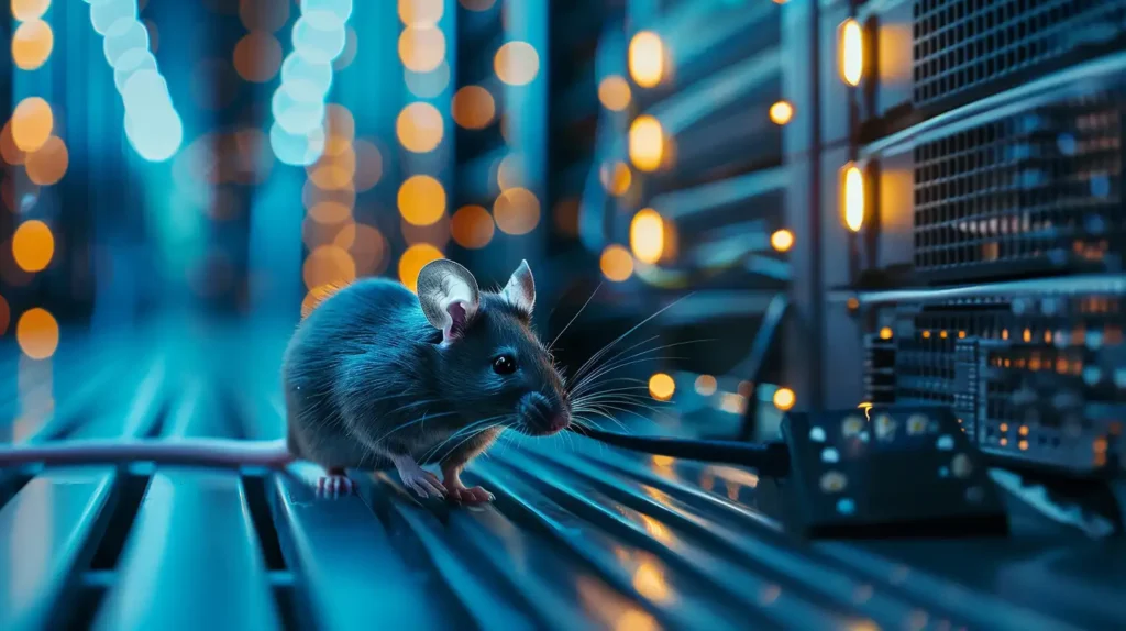 Mysz w serwerowni