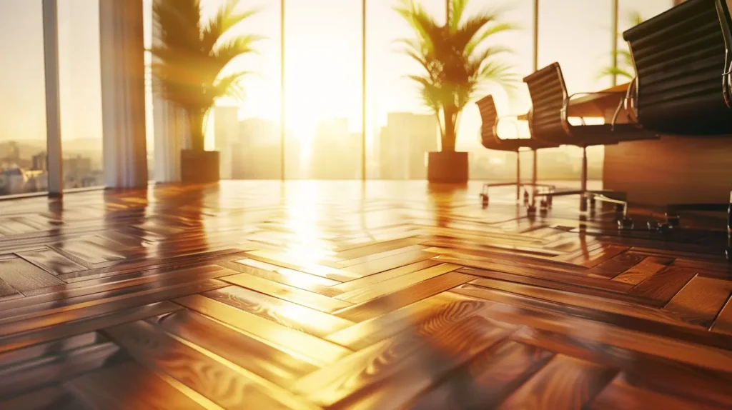 Parkiet w sali zarządu: pielęgnacja premium krok po kroku