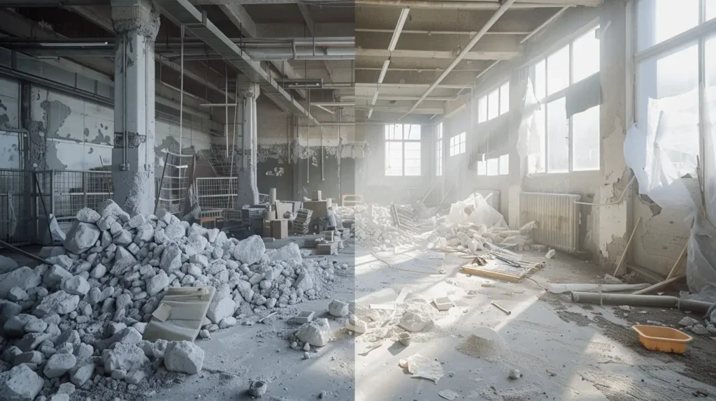 Sprzątanie po budowie a po remoncie