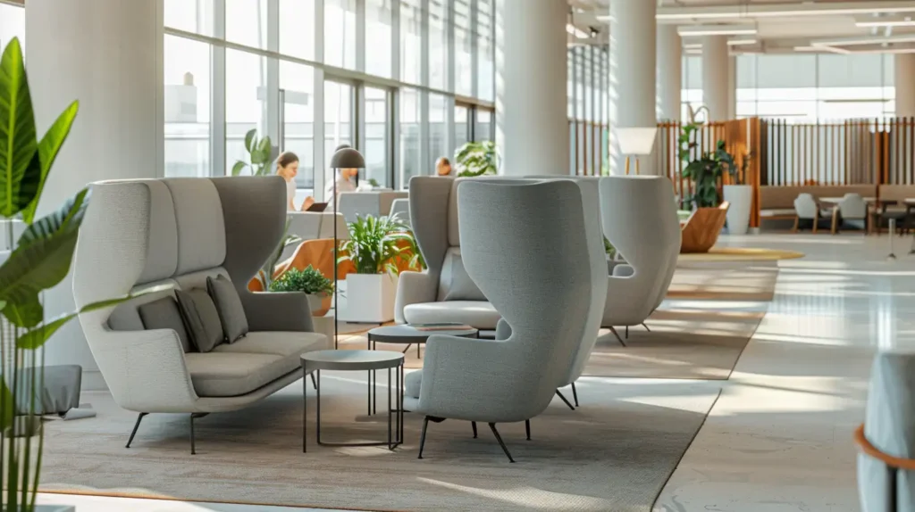 Tapicerka krzeseł i boksów akustycznych