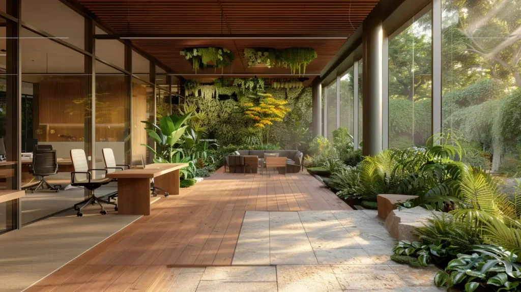 Taras biurowy bez plam